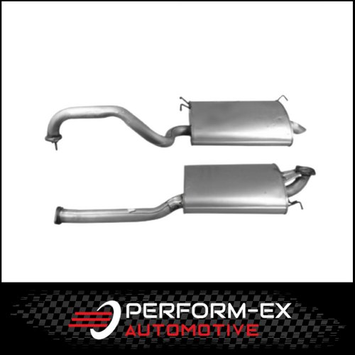 STANDARD CENTRE & REAR MUFFLER FITS FORD FALCON BA BF 4.0L 6CYL SEDAN