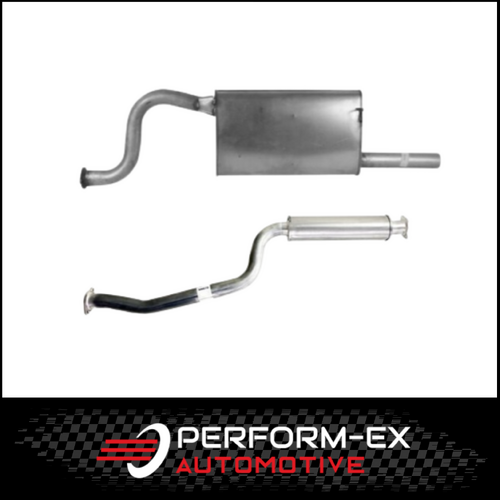 STANDARD CENTRE & REAR MUFFLER FITS FORD FALCON BA BF 4.0L RTV UTILITY