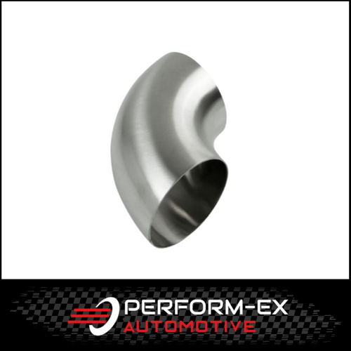 1.5" 38MM X 90° DEGREE TIGHT RADIUS MANDREL BEND 304 ULTI GRADE STAINLESS STEEL EXHAUST PIPE (MB090038-304UP)