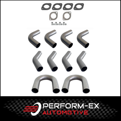 2 1/2" 63MM MILD STEEL MANDREL BEND KIT (2 x 180 4 x 90 4 x 45)
