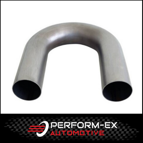 3" 76MM X 180 DEGREE MANDREL BEND MILD STEEL EXHAUST PIPE