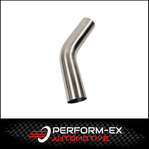 3" 76MM X 30 DEGREE MANDREL BEND 304 STAINLESS STEEL EXHAUST PIPE (MB30030-304B)