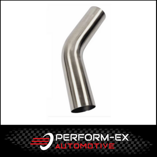 3" 76MM X 60 DEGREE MANDREL BEND 304 STAINLESS STEEL EXHAUST PIPE (MB30060-304B)