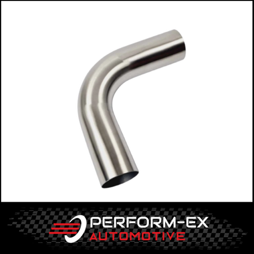 3" 76MM X 90 DEGREE MANDREL BEND 304 STAINLESS STEEL EXHAUST PIPE (MB30090-304B)