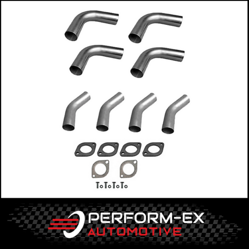 3" 76MM MILD STEEL MANDREL BEND KIT (4 x 90 4 x 45)