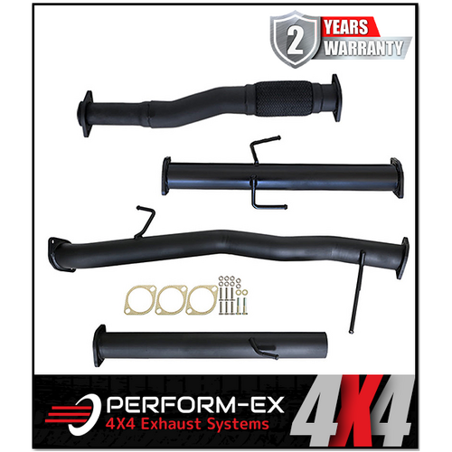 PERFORM-EX 3" DPF BACK PIPE ONLY EXHAUST SYSTEM FITS MITSUBISHI TRITON MQ MR 2.4L 4N15 4CYL 3/2015-12/2023 (MI252-PO)