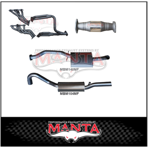 MANTA 2.5" ENGINE BACK EXHAUST SYSTEM FITS HOLDEN COMMODORE VL 5.0L V8 SEDAN (MKHN0031)