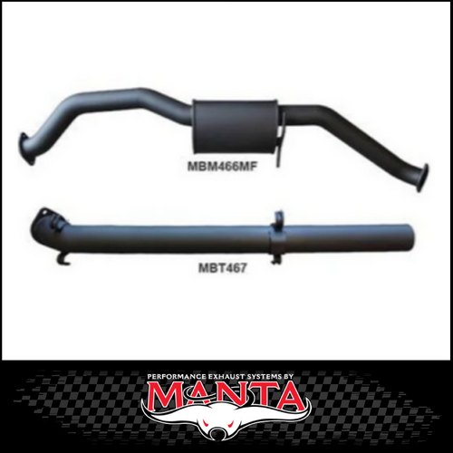MANTA 3" CATBACK EXHAUST SYSTEM FITS HOLDEN COMMODORE VP VR VS 5.0L V8 SEDAN IRS (MKHN0063)
