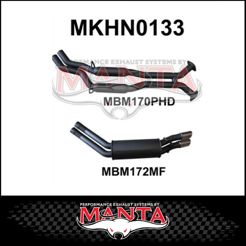 MANTA CAT BACK EXHAUST SYSTEM FITS HSV COMMODORE VY 5.7L V8 SEDAN (MKHN0133)