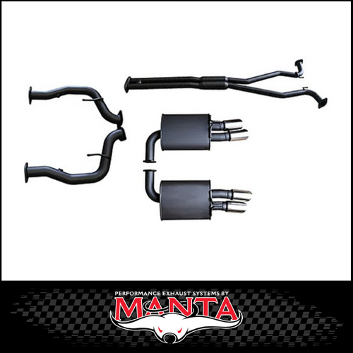 MANTA 2.5" CAT BACK EXHAUST SYSTEM FITS HOLDEN COMMODORE VE VF 6.0L 6.2L V8 SEDAN/WAGON (MKHN0167)