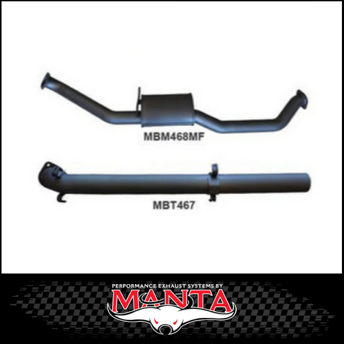 MANTA 3" CATBACK EXHAUST SYSTEM FITS HOLDEN STATESMAN VQ VR VS 5.0L V8 IRS (MKHN0284)