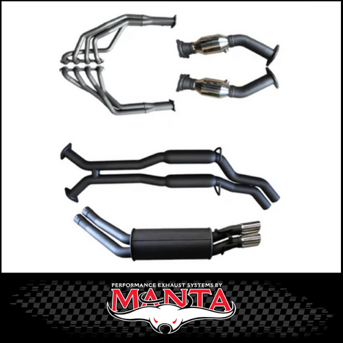 MANTA ENGINE BACK EXHAUST SYSTEM FITS HOLDEN COMMODORE VT VX VY VZ 5.7L 6.0L V8 SEDAN (MKHN0400)
