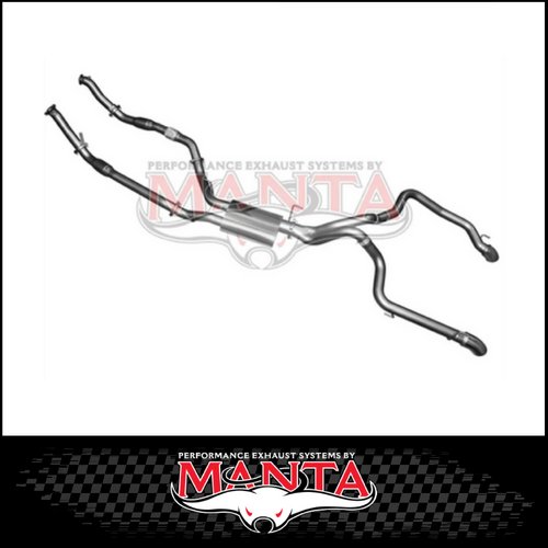 MANTA 3" TWIN TURBO BACK EXHAUST SYSTEM (L & R EXIT) FITS TOYOTA LANDCRUISER VDJ200R 2007-2015 - CATS/MUFFLER (MKTY0049)