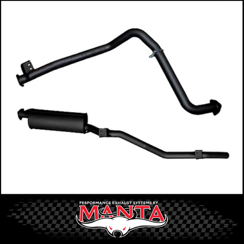 MANTA 2.5" ENGINE PIPE BACK EXHAUST SYSTEM FITS TOYOTA LANDCRUISER HZJ75R 4.2L 1HZ 1990-1999 (MKTY0067)