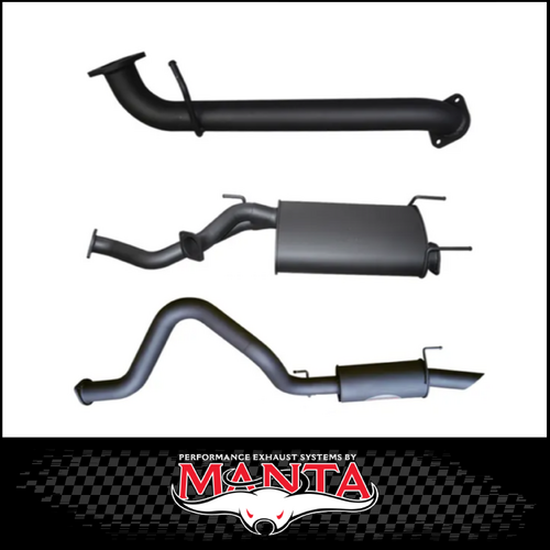 MANTA 3" CAT BACK EXHAUST SYSTEM WITH CENTRE & REAR MUFFLER FITS TOYOTA LANDCRUISER UZJ100R 1998-2007 (MKTY0078)