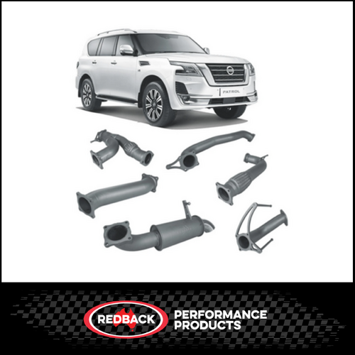 REDBACK 3" 409 STAINLESS STEEL CAT BACK EXHAUST SYSTEM FITS NISSAN PATROL Y62 5.6L V8 - PIPE ONLY