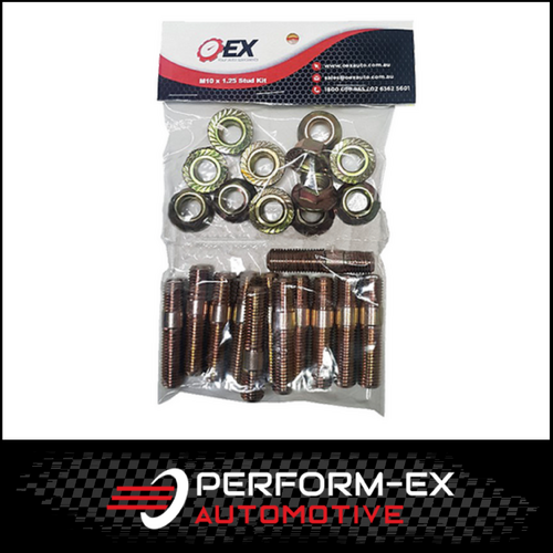 EXHAUST MANIFOLD STUD & NUT KIT FITS TOYOTA LANDCRUISER FZJ105R 4.5L 1FZ