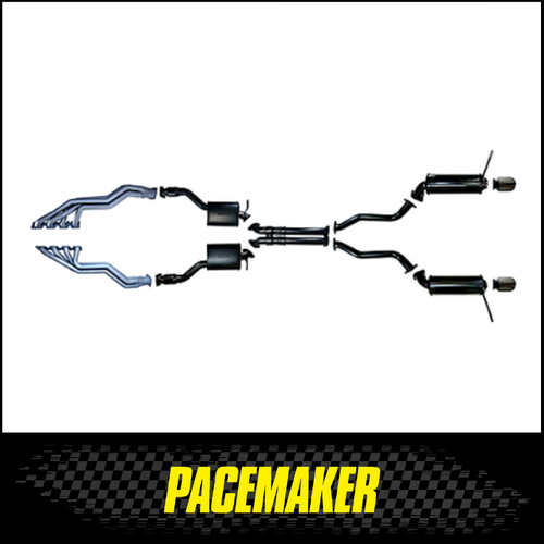 PACEMAKER HEADERS, CATS AND 3" CATBACK EXHAUST SYSTEM FITS JEEP GRAND CHEROKEE WK2 SRT8 6.4L V8 2012-2021 (PP2654-52)