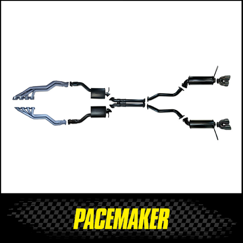 PACEMAKER HEADERS, CATS AND 3" CATBACK EXHAUST SYSTEM FITS JEEP GRAND CHEROKEE WK2 TRACKHAWK 6.4L SUPERCHARGED V8 2018-2021 (PP2655-52)