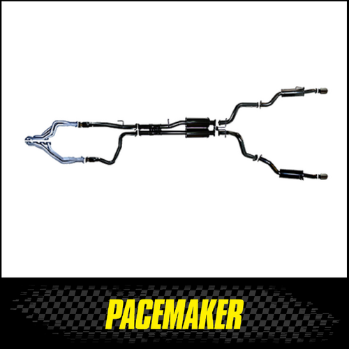 PACEMAKER CERAMIC COATED HEADERS, CATS AND 3" CATBACK EXHAUST SYSTEM FITS RAM 1500 DT TRX 6.2L SUPERCHARGED V8 2021-ON (PP2662-26)