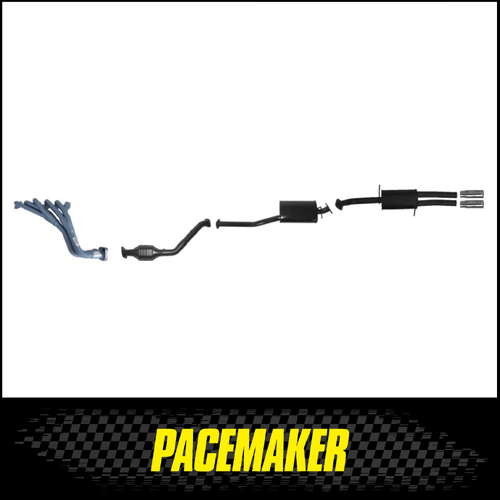 PACEMAKER EXTRACTORS, CAT & CATBACK EXHAUST SYSTEM FITS FORD FALCON BA BF FG 4.0L XR6 UTE 10/2002-10/2016 (PP4490-08)