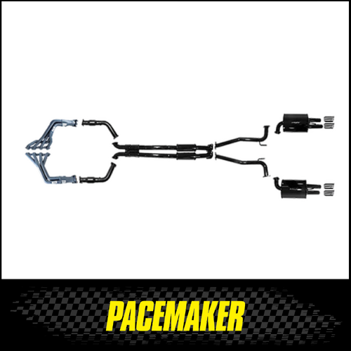 PACEMAKER ENGINE BACK EXHAUST SYSTEM FITS HOLDEN COMMODORE VE VF 6.0L 6.2L LS2 LS3 V8 SEDAN 7/2006-10/2017 (PP5381-61)
