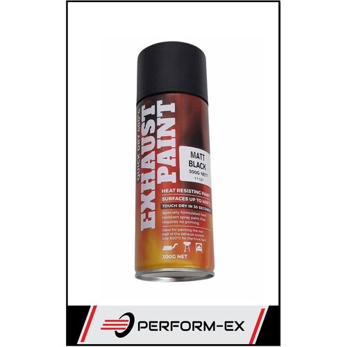 HIGH TEMPERATURE EXHAUST SYSTEM PAINT 400DEG MATT BLACK