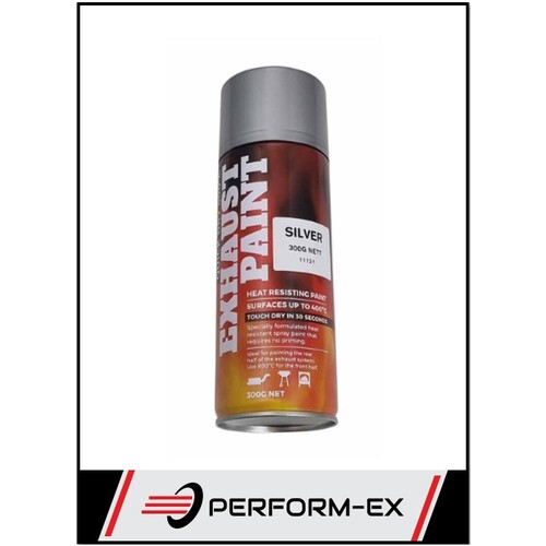 HIGH TEMPERATURE EXHAUST SYSTEM PAINT 400DEG SILVER