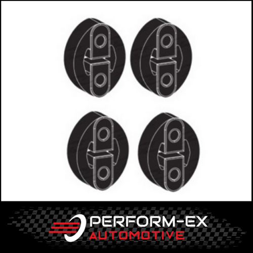 EXHAUST RUBBER MOUNT KIT FITS TOYOTA HILUX RN106R 2.4L 4CYL 1/90-12/97