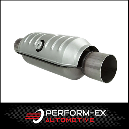 UNIVERSAL EURO 6 ROUND CAT CONVERTER - 2.5" (63MM) 400 CPSI WITH CENTRE O2 (SA6250R2C)