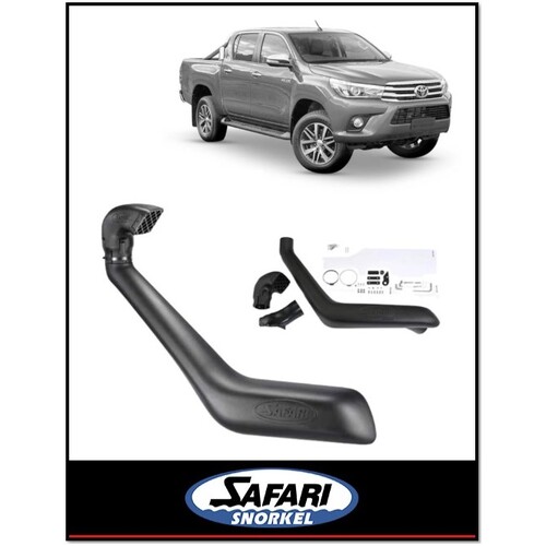 SAFARI SNORKEL KIT FITS TOYOTA HILUX GUN126R N80 2.8L TD 4CYL SR SR5 1/2015-ON (SS123HF)