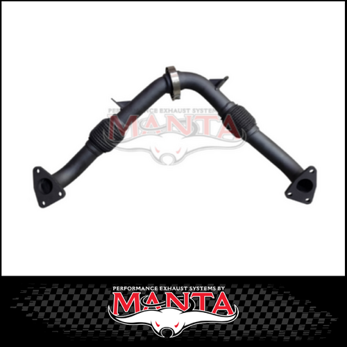 MANTA 1 7/8" CROSS OVER PIPE FITS TOYOTA LANDCRUISER VDJ76R 4.5L V8 2007-2025 (SSMBE294)