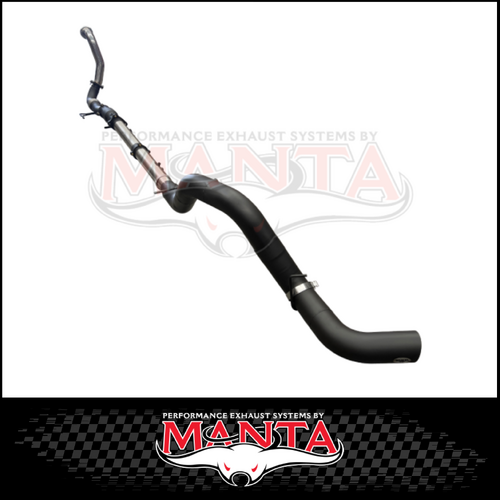 MANTA TURBO BACK 4" INTO 5" EXHAUST SYSTEM (DPF DELETE) FITS CHEVROLET SILVERADO 2500 HD LTZ 6.6L TD V8 - CAT/PIPE ONLY (SSMKCH0025)