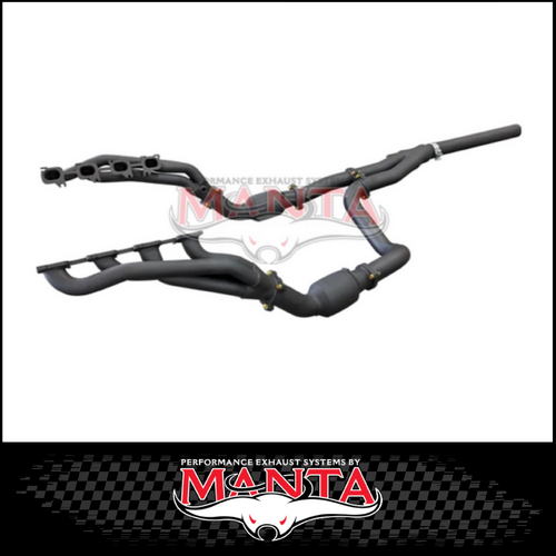 MANTA EXTRACTORS & CATS KIT FITS RAM 1500 DS 5.7L V8 1/2017-ON (DIRECT FIT)
