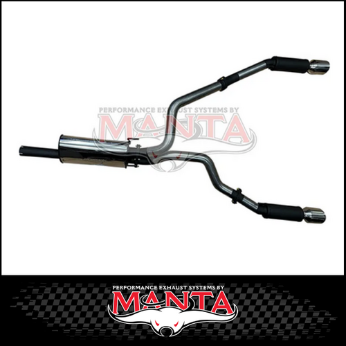 MANTA 3" STAINLESS STEEL CAT BACK EXHAUST WITH REAR MUFFLERS FITS RAM 1500 DS 5.7L V8 1/2017-ON (SSMKRA0013)