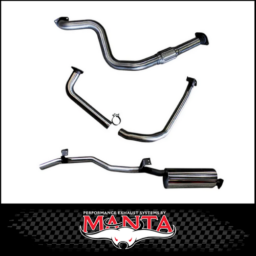MANTA STAINLESS STEEL MANIFOLD BACK EXHAUST SYSTEM FITS TOYOTA LANDCRUISER HZJ75R 4.2L 1HZ 1990-1999 (SSMKTY0069)