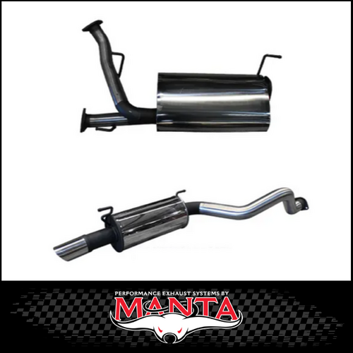 MANTA 3" STAINLESS STEEL CAT BACK EXHAUST SYSTEM FITS TOYOTA LANDCRUISER UZJ200R 2007-2012 (SSMKTY0085)