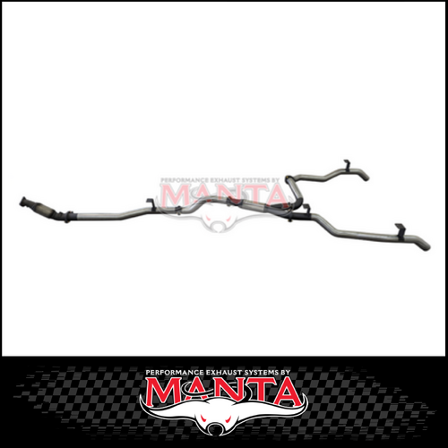 MANTA TWIN 3" STAINLESS STEEL TURBO BACK EXHAUST SYSTEM (DPF DELETE) FITS TOYOTA LANDCRUISER VDJ79R 4.5L V8 2016-2025 - NO CAT/HOTDOG (SSMKTY0132)