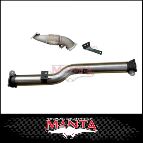 MANTA 4" STAINLESS STEEL DPF DELETE (BOLTS TO MANTA 4" SYSTEM ONLY) FITS TOYOTA LANDCRUISER VDJ79R 4.5L V8 2016-2025 - NO CAT (SSMKTY0202)