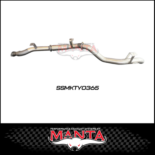 MANTA 4" STAINLESS STEEL DPF BACK EXHAUST SYSTEM FITS TOYOTA LANDCRUISER VDJ76R 4.5L V8 2016-2025 - MUFFLER (SSMKTY0365)
