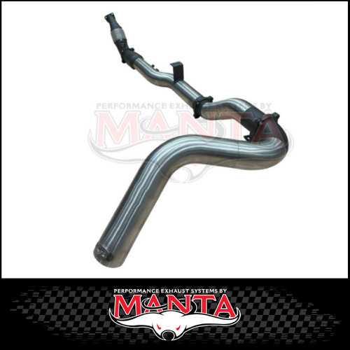 MANTA 4" TURBO BACK SIDE-EXIT EXHAUST SYSTEM (DPF DELETE) FITS TOYOTA LANDCRUISER VDJ79R 4.5L V8 SINGLE CAB 2016-2025 - CAT (SSMKTY0388)
