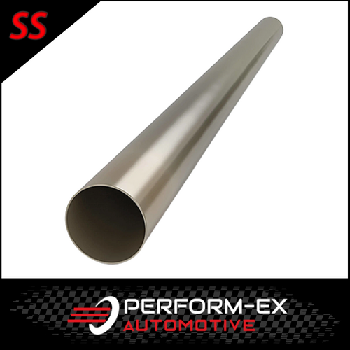4" INCH (101MM) 409 GRADE STAINLESS STEEL EXHAUST PIPE TUBE (1 METRE LENGTH)