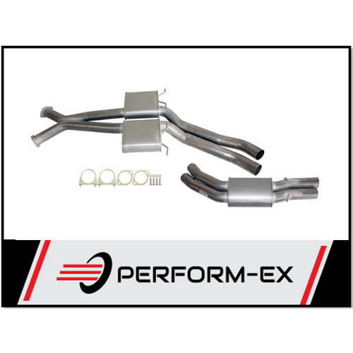 PERFORM-EX TWIN 3" CATBACK EXHAUST FITS HOLDEN COMMODORE VT VX VZ VY SEDAN V8