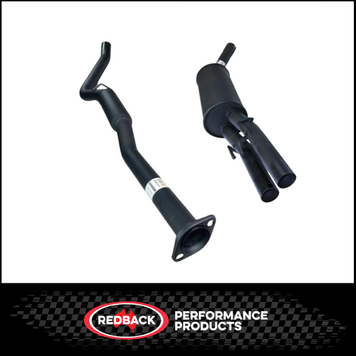 REDBACK 2.5" CATBACK EXHAUST SYSTEM WITH HOTDOG/DUAL REAR MUFFLER FITS HOLDEN COMMODORE VT VX VY V6 SEDAN