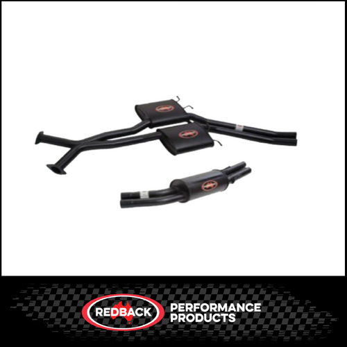 REDBACK TWIN 2.5" CATBACK MUFFLER/MUFFLER EXHAUST SYSTEM FITS HOLDEN COMMODORE VT VX VY VZ SEDAN V8