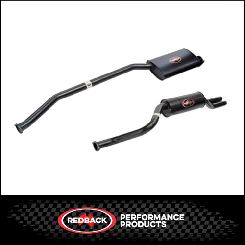 FORD FALCON AU 6CYL 4.0L UTE REDBACK 2 1/2" CAT BACK EXHAUST WITH DUAL R/MUFFLER