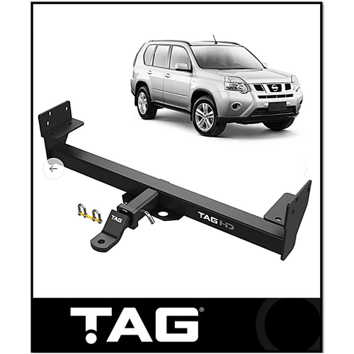 TAG HEAVY DUTY TOWBAR & WIRING KIT (2000KG) FITS NISSAN X-TRAIL T30 WAGON 6/2001-12/2007 (T4D518-K201)