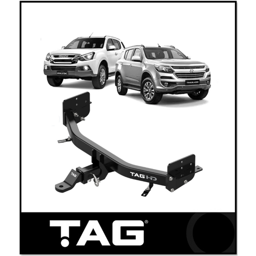 TAG HEAVY DUTY TOWBAR KIT (3000KG) FITS ISUZU MU-X UC 1/2013-6/2021 (T7H731-K201)