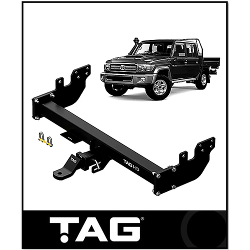 TAG HEAVY DUTY TOWBAR & WIRING KIT (3500KG) FITS TOYOTA LANDCRUISER VDJ79R 10/2012-2025 (T7T699-K201)