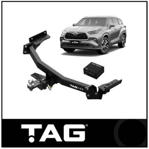 TAG HEAVY DUTY TOWBAR & WIRING KIT (2000KG) FITS TOYOTA KLUGER GSU70R GSU75R 3/2021-ON (T7T809-K201)